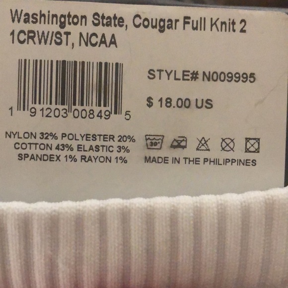 Washington state cougars socks - Picture 6 of 6